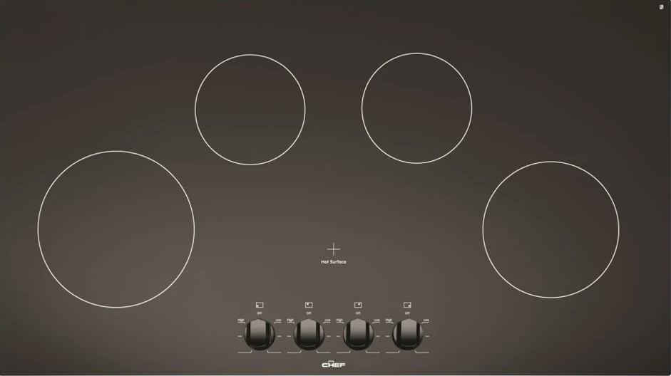 CHEF CHC942BB 90CM Ceramic Cooktop User Guide