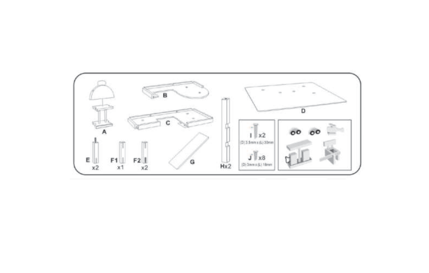 CHOKING HAZARD Wooden Garage Instruction Manual