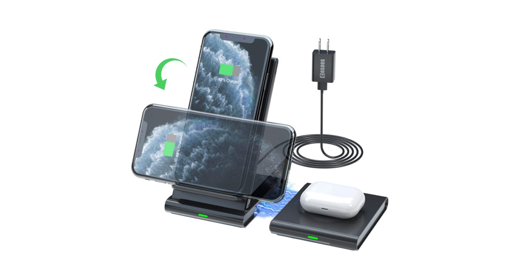COSOOS Q400 Magnetic-Dual Wireless Charger User Manual