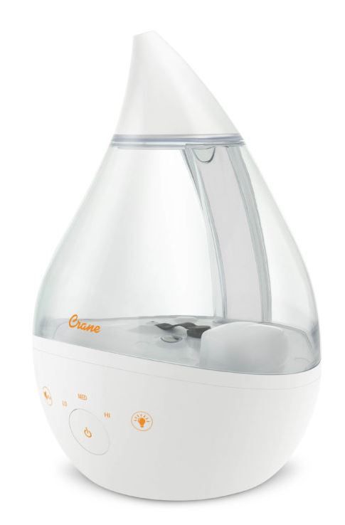 Crane Drop Top Fill Cool Mist Humidifier With Sound Machine User Manual