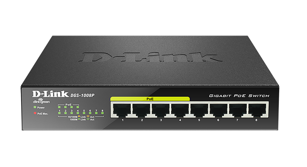 D-Link 1008P-DGS 8 Port Gigabit Switch User Guide