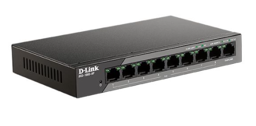 D-Link DSS-100E-9P 9-Port 10/100 PoE Unmanaged Surveillance Switch Installation Guide