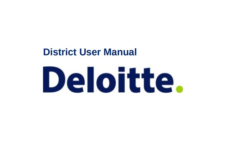 Deloitte Data Pipeline District User Manual