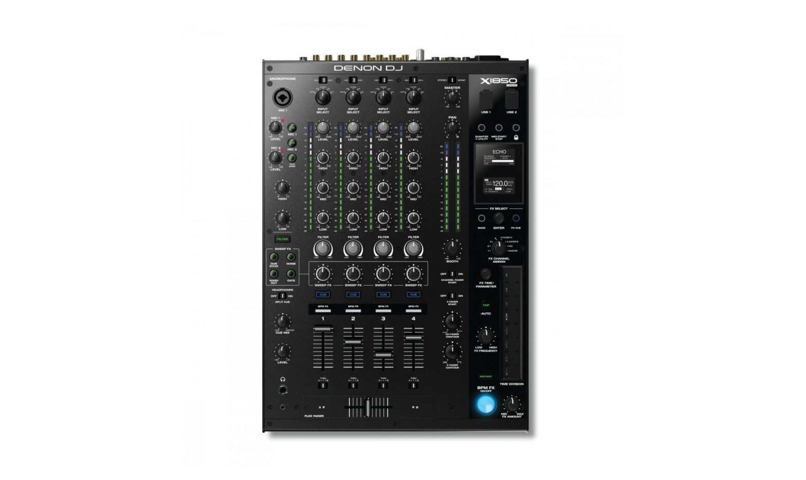 DENON DJ X1850 Prime Professional 4-Channel DJ Club Mixer User Guide