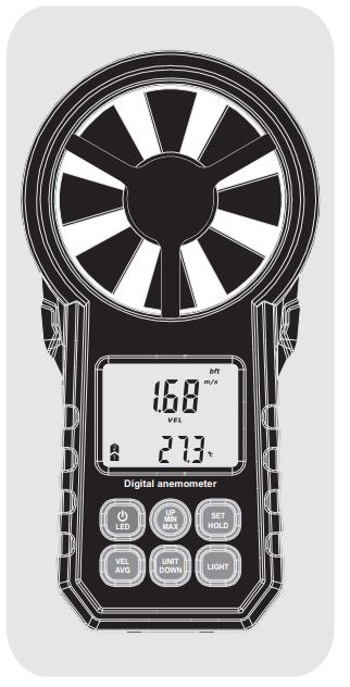 Digital Anemometer Instruction Manual WT9028