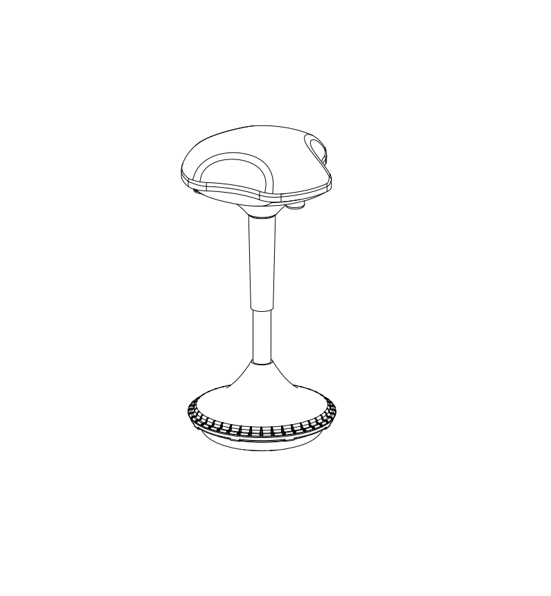 DIGITUS DA-90422 Ergonomic Stool Installation Guide