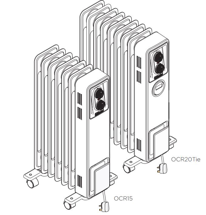 Dimplex Oil Filled Column Heater User Manual [OCR15, OCR15Ti, OCR20, OCR20Ti & OCR20Tie]