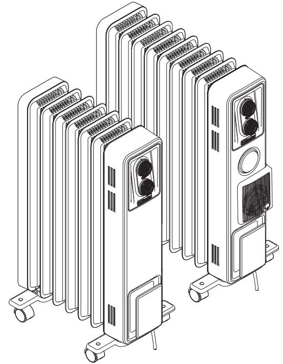 Dimplex Oil Free Column Heaters User Manual [ECR15, ECR15FA, ECR15TIF, ECR24, ECR24FA & ECR24TIF]