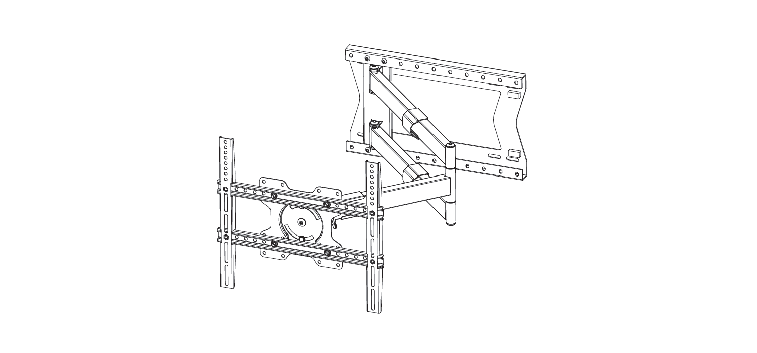 DQ TV bracket black Instructions