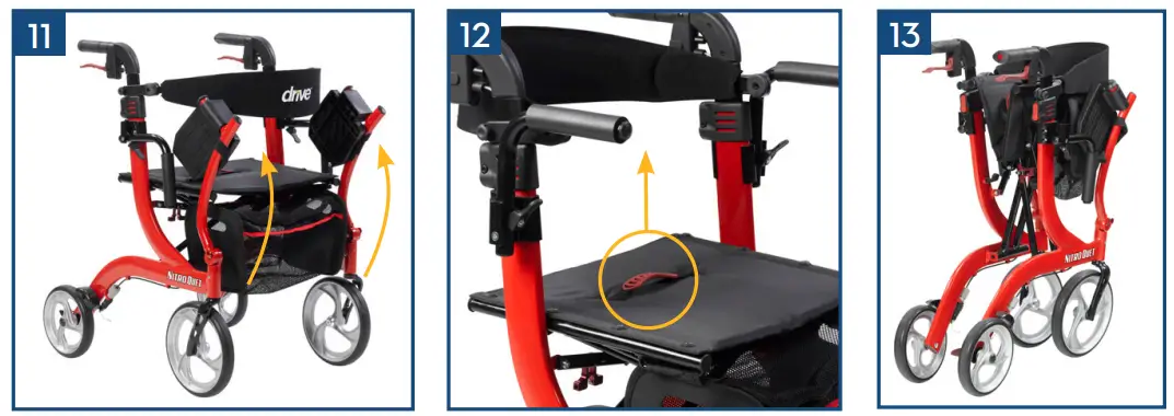 drive RTL10266DT Nitro Duet Transport Chair / Rollator User Manual