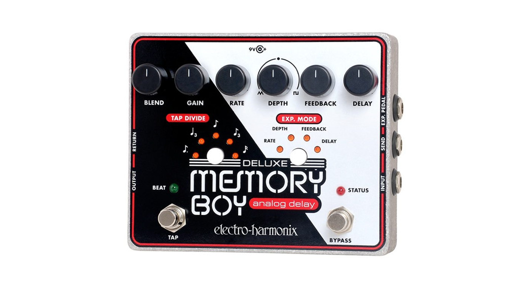 electro-harmonix DELUXE MEMORY BOY Analog Delay Pedal with Tap Tempo User Manual