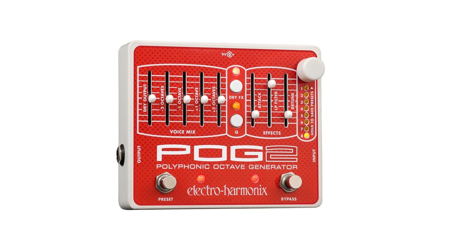 electro-harmonix POG2 Polyphonic Octave Generator Pedal User Manual