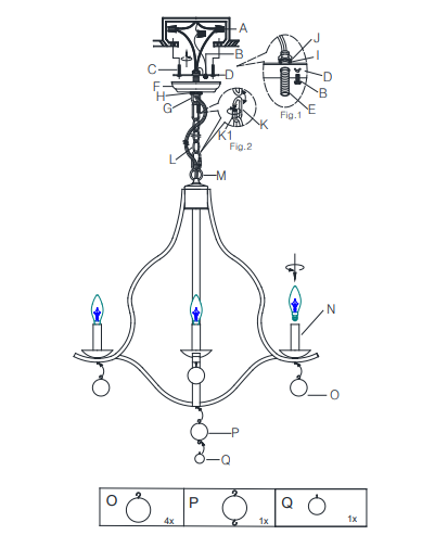 Emma Chandelier Assembly and Installation Manual