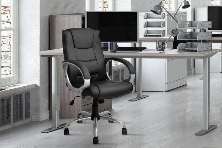 ERGOLUX Golux Yale High Back Padded Office Chair Installation Guide
