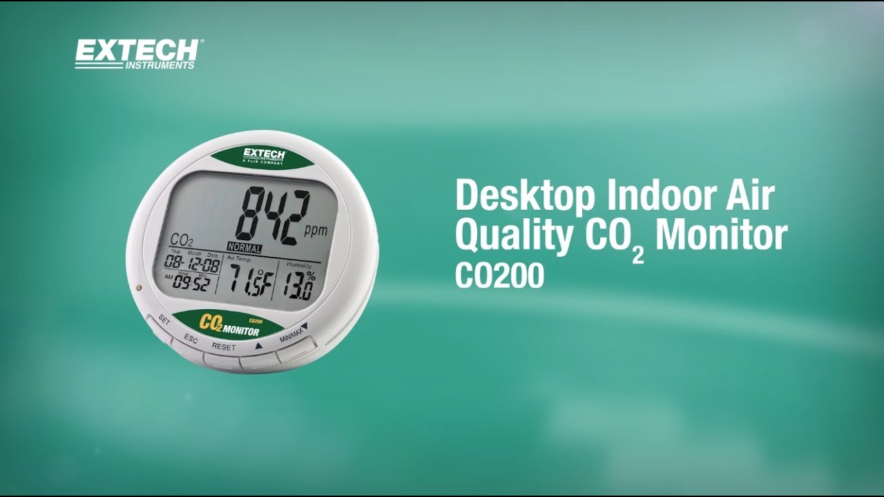 EXTECH Desktop Indoor Air Quality Monitor User Manual