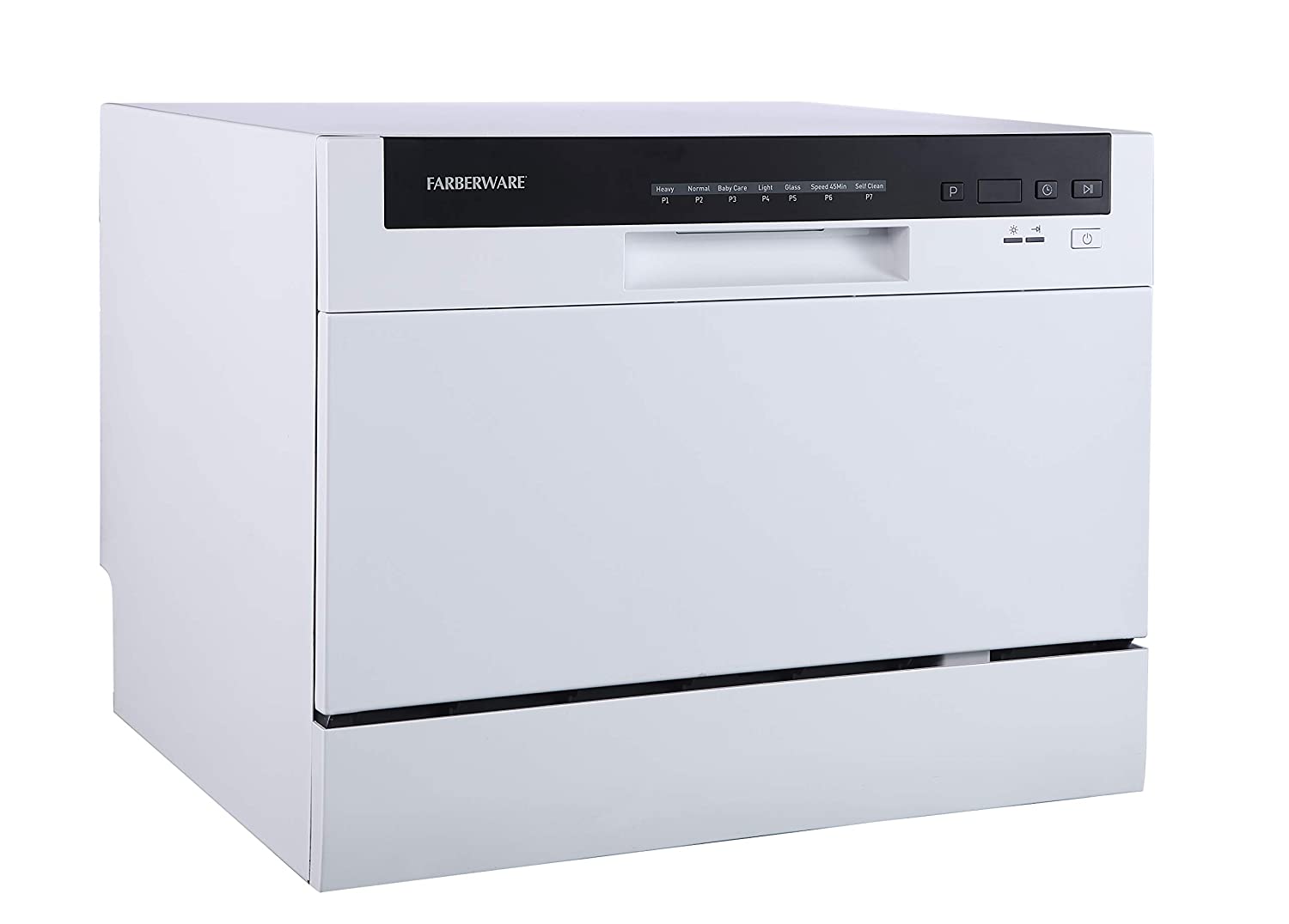 Farberware 6-Place Setting Countertop Dishwasher FCD06ABBWHA User Manual