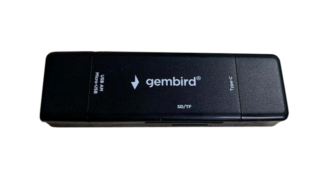 gembird UHB-CR3IN1-01 Multi USB SD Card Reader User Manual