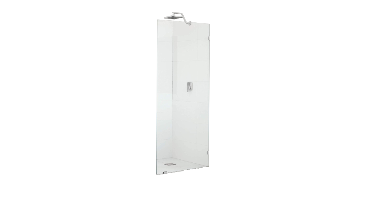 Glass Warehouse B084BRV7S7 BF Shower Enclosure Stationary Glass Panel Installation Guide