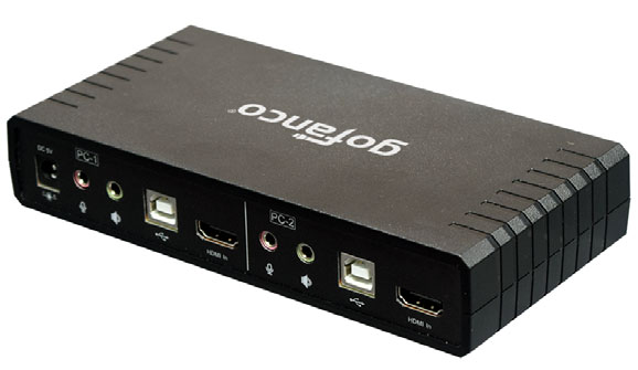 gofanco KVMHD2 2-Port HDMI 2.0 KVM with USB 2.0 User Guide