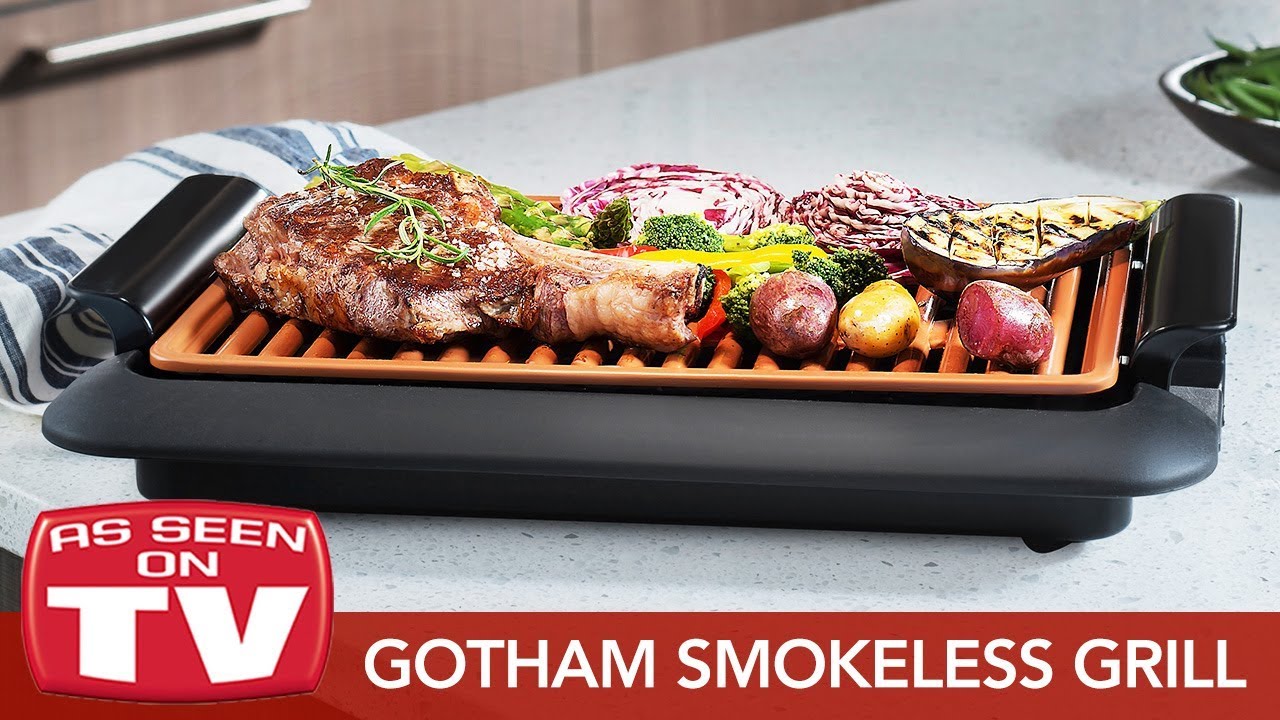 GOTHAM Electric Smoke-Less Grill User Manual