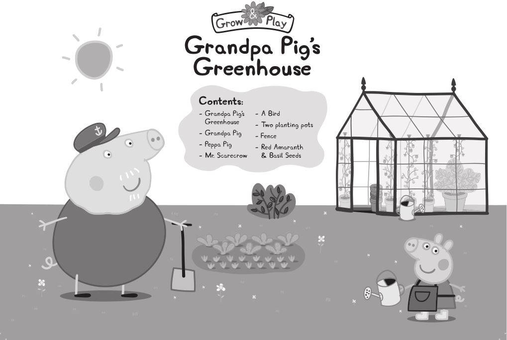 Hasbro Peppa Pig Grandpa Greenhouse Instruction Manual