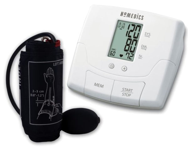 Homedics BPS-050 Manual Inflate Blood Pressure Monitor User Manual