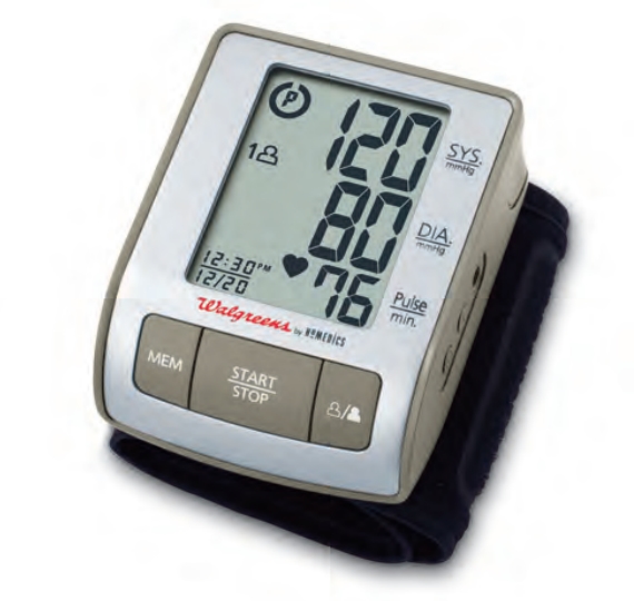 Homedics BPW-410-WGN Automatic Wrist Blood Pressure Monitor User Manual