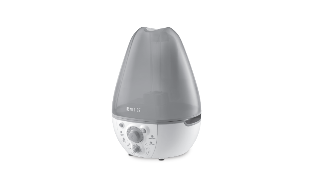Homedics HUM-PED1 Ultrasonic Cool Mist Humidifier with Built-In SoundSpa Instruction Manual and Warranty Information