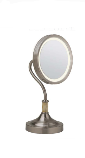 Homedics M-7019 illuminated beauty mirror spa REFLECTIVES Instruction Manual and Warranty Information