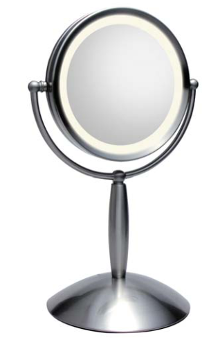 Homedics M-7021 illuminated beauty mirror spa REFLECTIVES Instruction Manual and Warranty Information