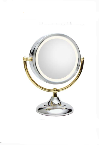 Homedics M-7035 illuminated beauty mirror spa REFLECTIVES Instruction Manual and Warranty Information