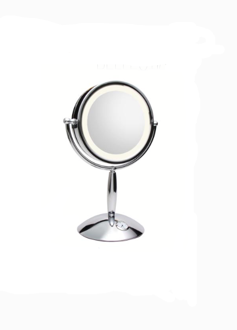 Homedics M-8000 illuminated beauty mirror spa REFLECTIVES Instruction Manual and Warranty Information