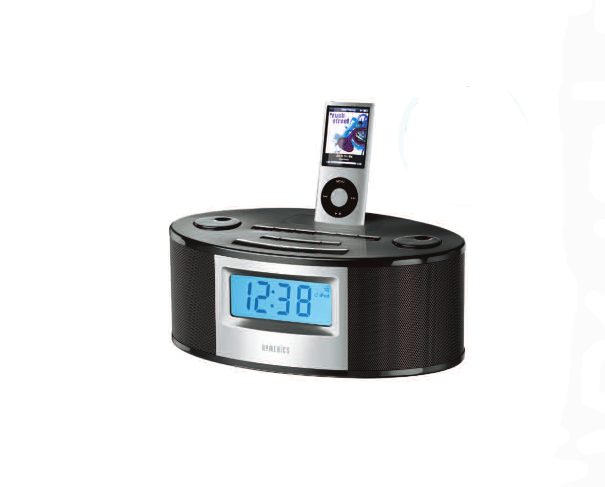 Homedics SS-6510BLK SoundSpa Fusion Alarm Clock Radio Sound Machine with Dock for iPod, Instruction Manual and Warranty Information
