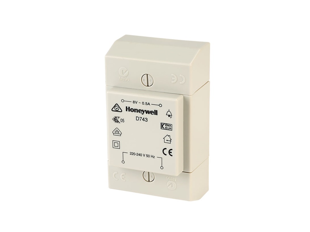 Honeywell 8V 0.5A Transformer D743 User Guide