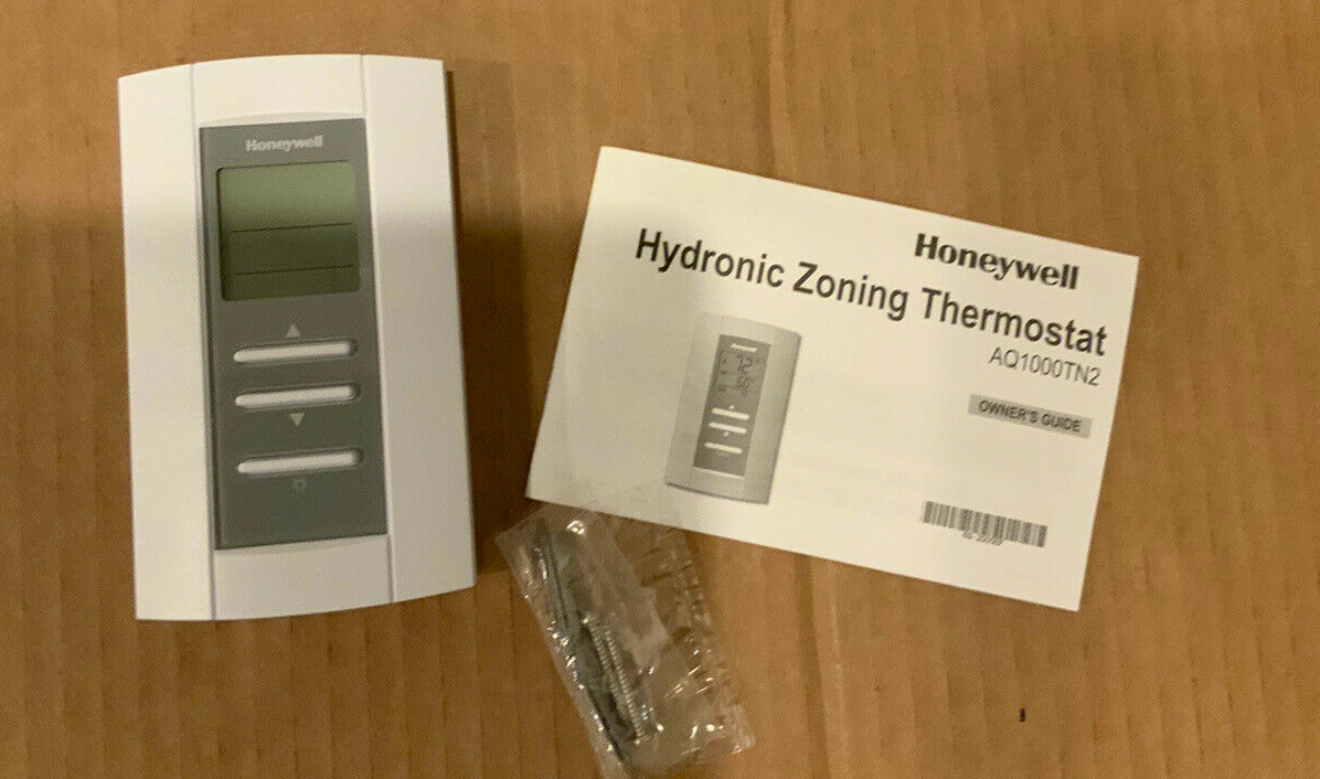 Honeywell Home AQ1000TN2 Hydronic Zoning Thermostat Owner’s Manual