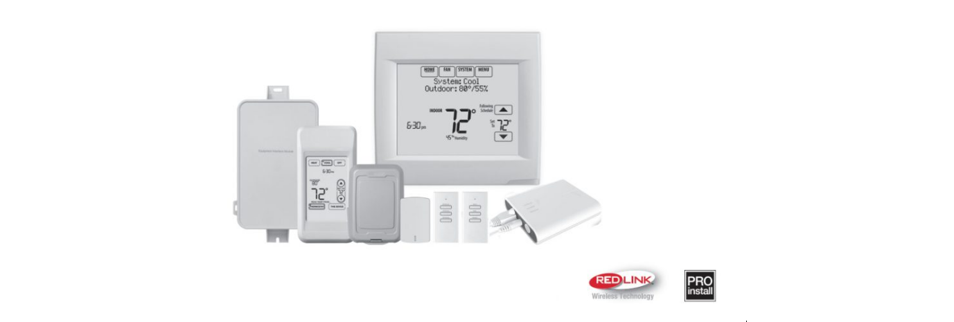 Honeywell TH8110R1008 Vision PRO 8000 Touch Screen Single Stage Thermostat User Guide