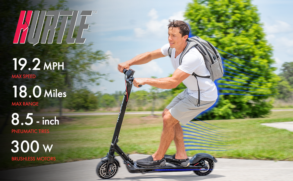 Hurtle 8.5 Inch Foldable Electric Scooter User Manual