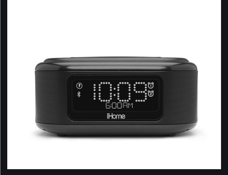 iHome Bluetooth Speaker + Wireless Charger User Manual