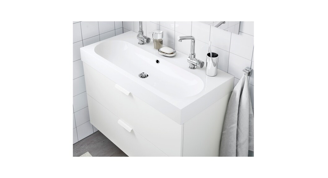 IKEA BRAVIKEN Single Wash Basin Instructions