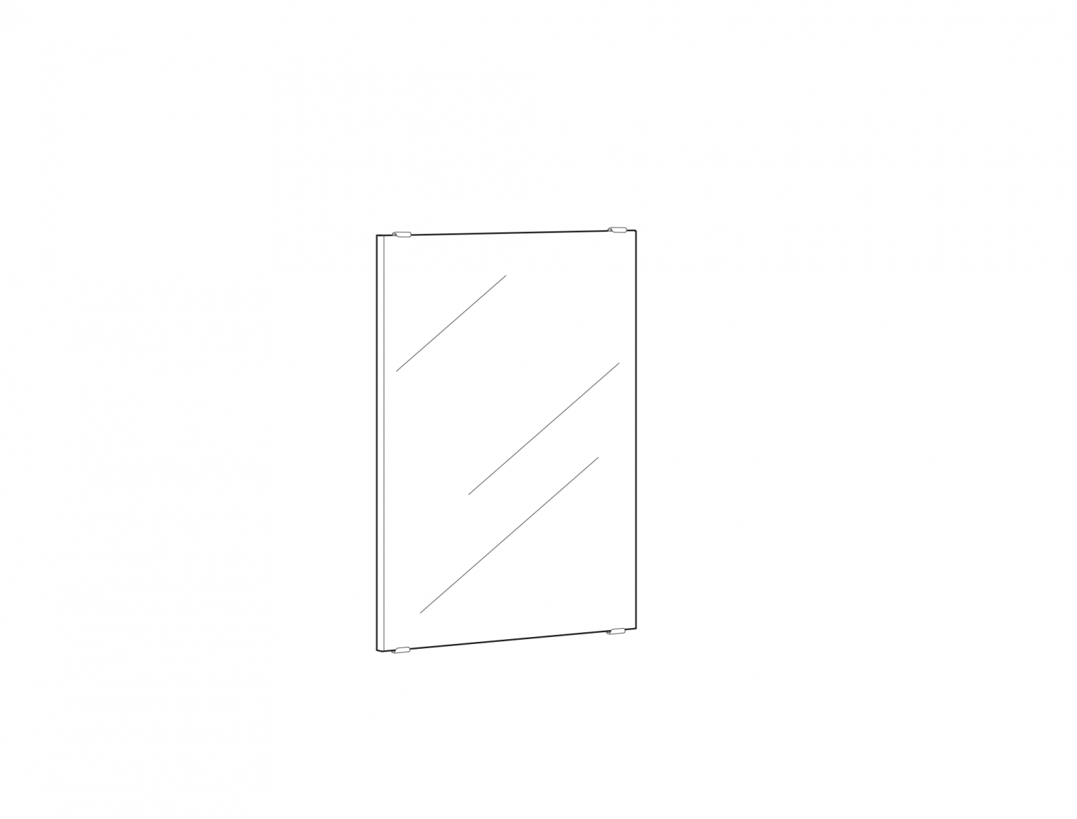 IKEA LETTAN Mirror 60×96 cm Instructions