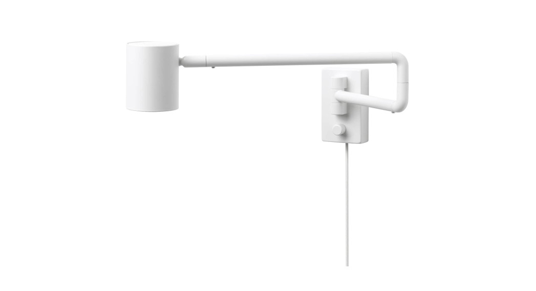 IKEA NYMANE Wall Lamp with Swing Arm + LED Bulb Installation Guide