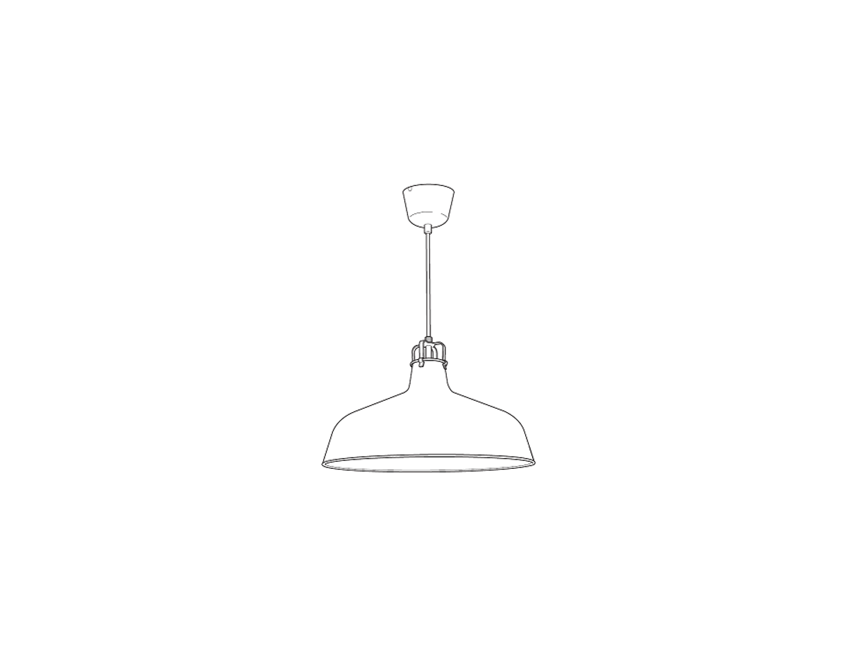 IKEA RANARP Pendant Lamp Installation Guide