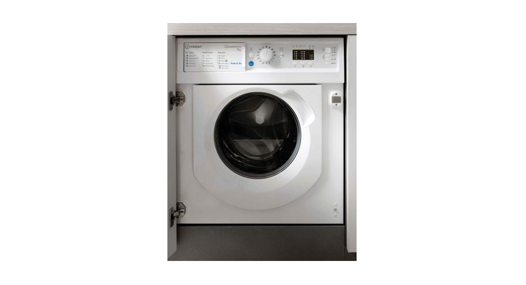 INDESIT 097BIWDIL75125UKN 7kg Wash 5kg Integrated Washer Dryer User Guide