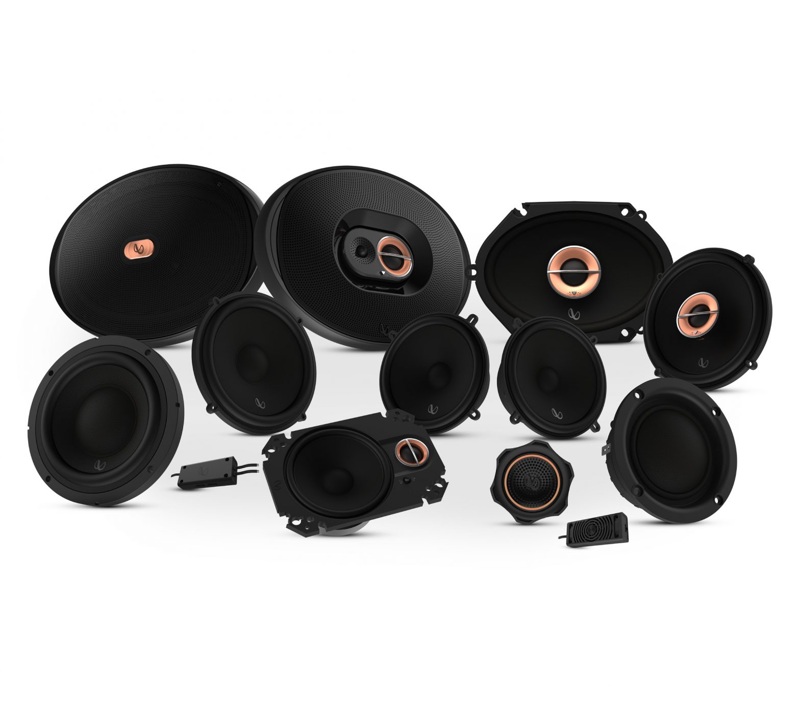 Infinity Sleek and Powerful Car Audio Multi-element Speakers Instructions