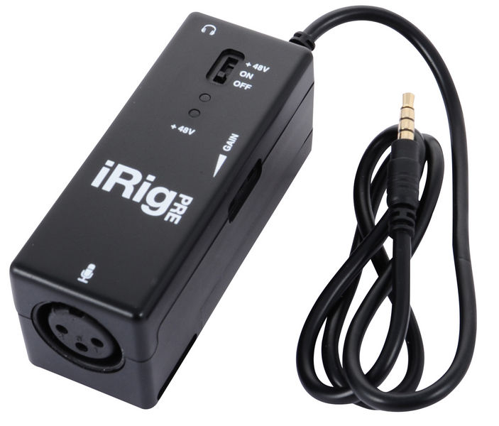 iRig Pre Universal microphone interface for smartphone tablets User Manual