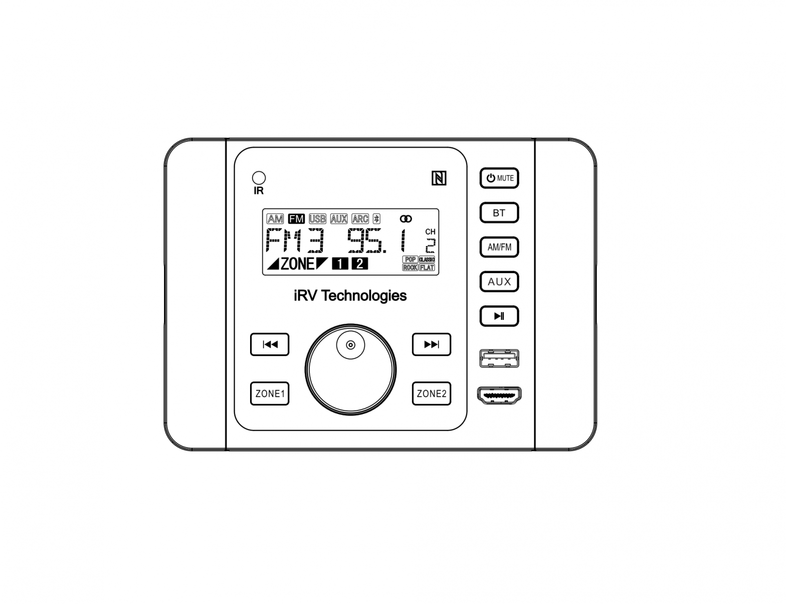 iRV Technologies Built-In AM/FM Tuner Owner’s Manual