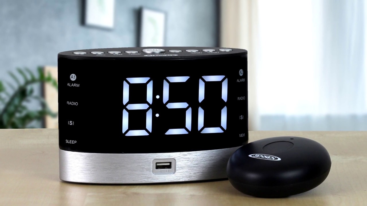 JENSEN FM Digital Dual Alarm Clock Radio Instructions