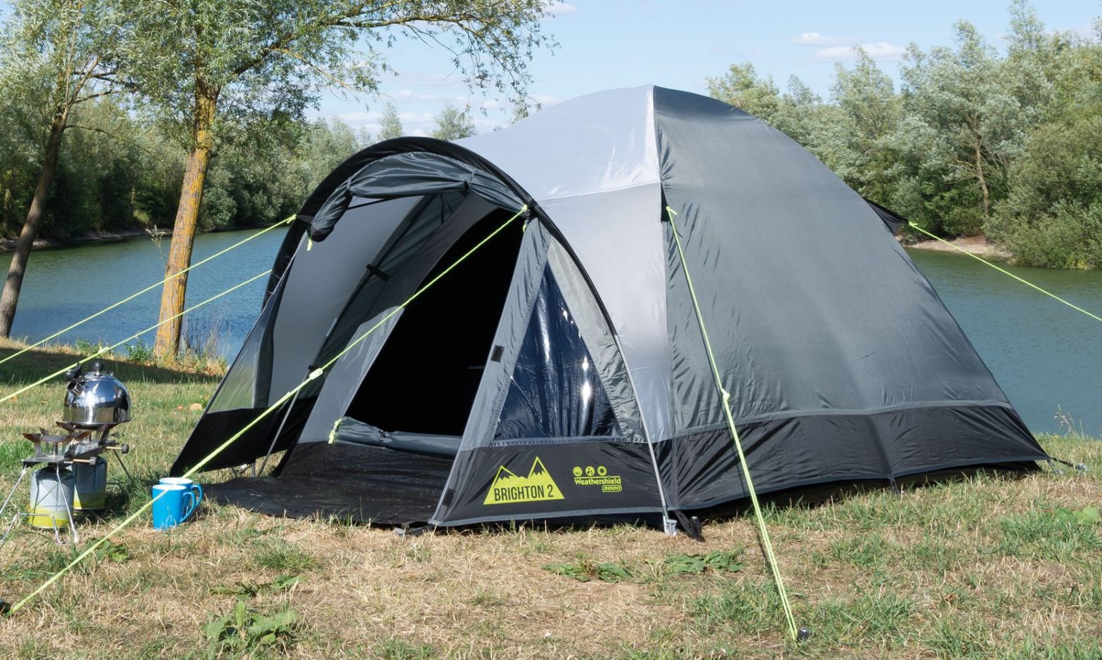 Kampa Tent Brighton 2 Grey Installation Guide