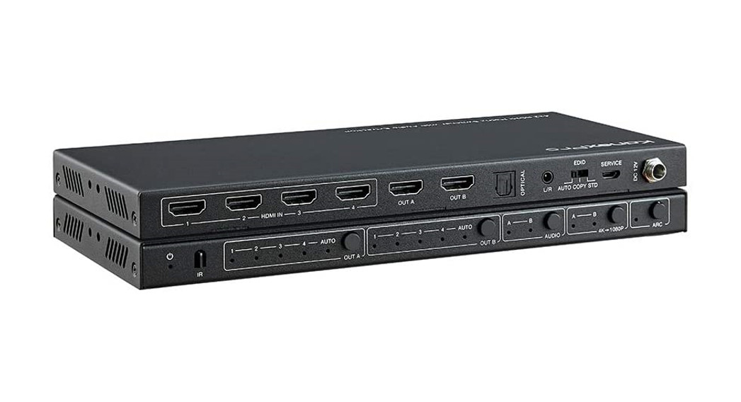 KanexPro HDC-MXB42AC 4×2 HDMI 2.0 Matrix Switcher User Manual