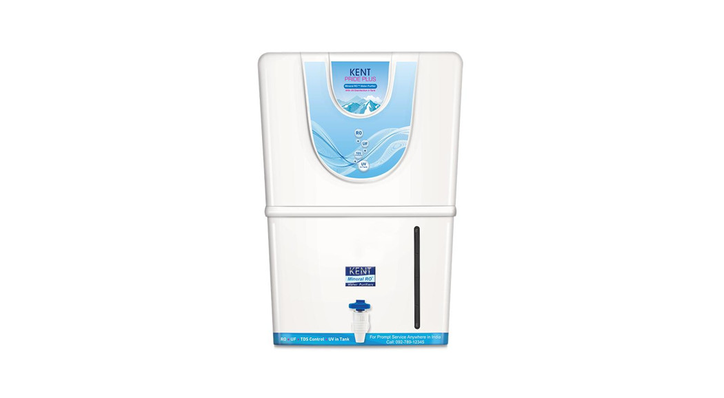 KENT PRIDE PLUS Mineral RO Water Purifier Instruction Manual